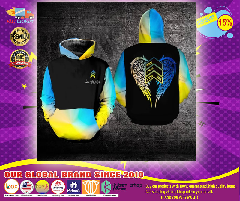 Awareness Down night perfect the lucky few 3D hoodie1