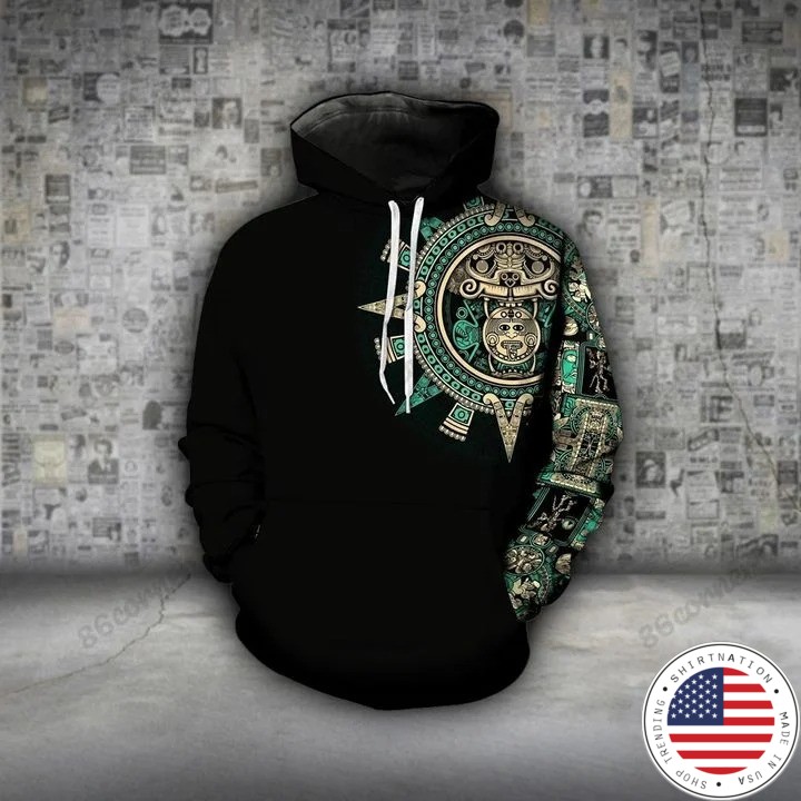 Aztec emerald 3D hoodie and legging