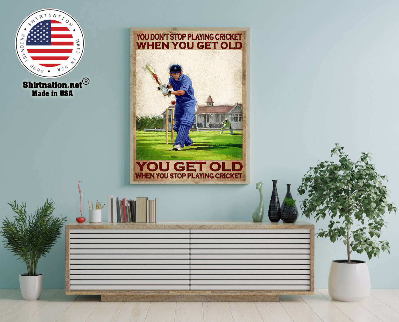 You dont stop playing cricket when you get old poster 16