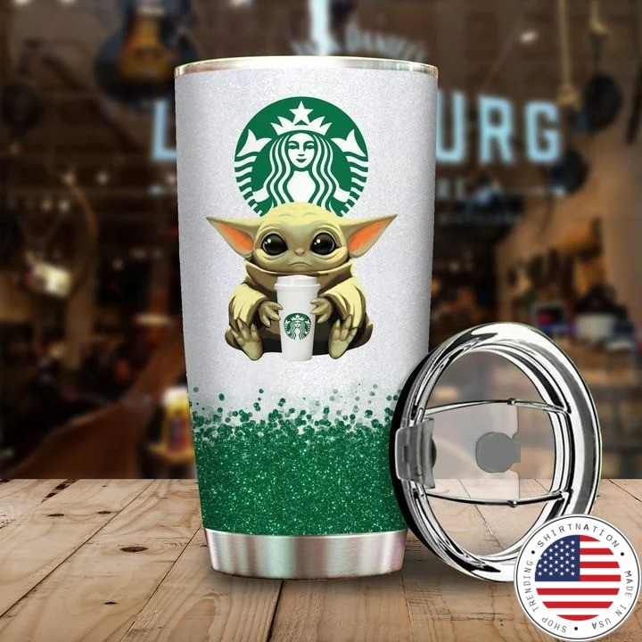 Baby Yoda Starbucks tumbler