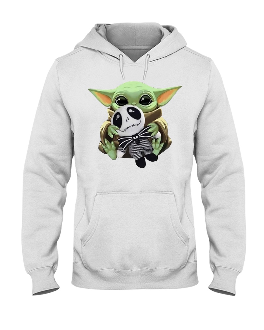 Baby Yoda and Jack Skellington shirt