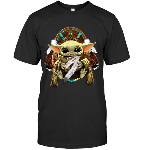 Baby yoda Native American shirt as