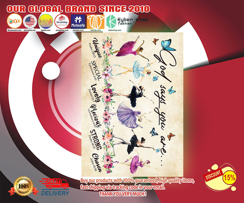 Ballet God says you are poster