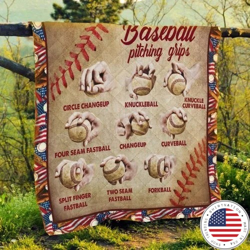 Baseball pitching grips quilt 4