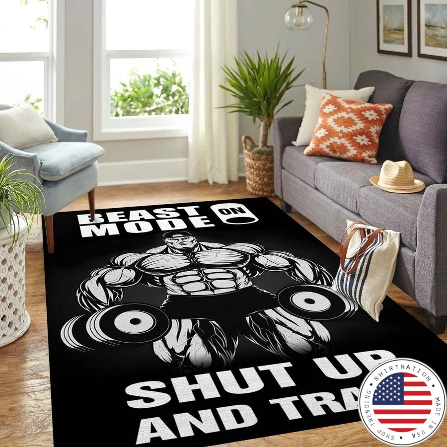 Beast shup up and train rug 4