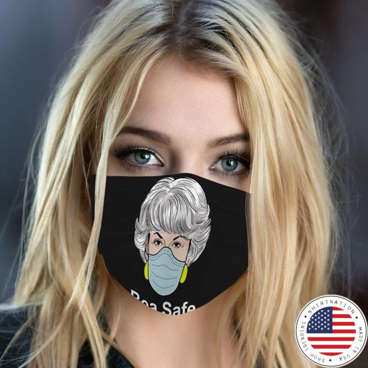 Beatrice Arthur Bee Safe cloth fabric face mask