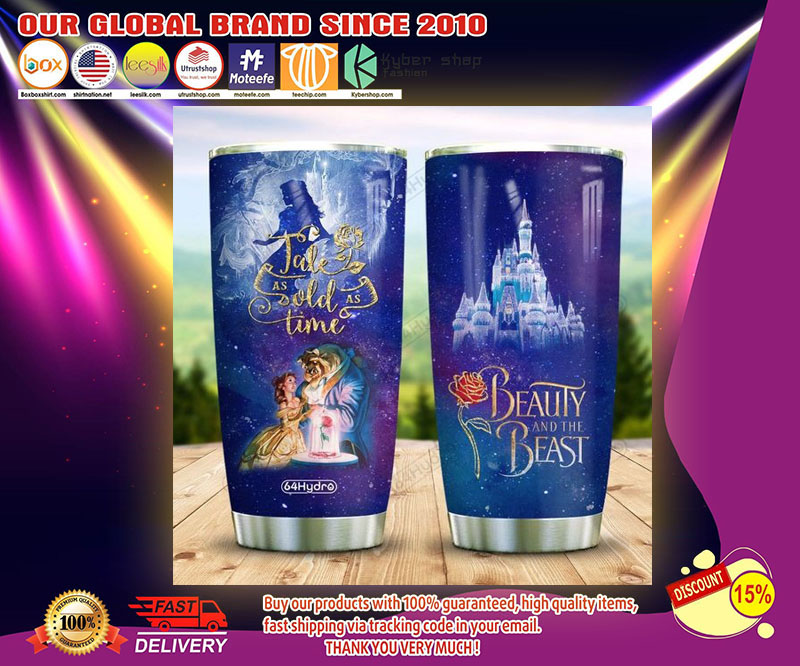 Beauty and the beast tale as old time tumbler