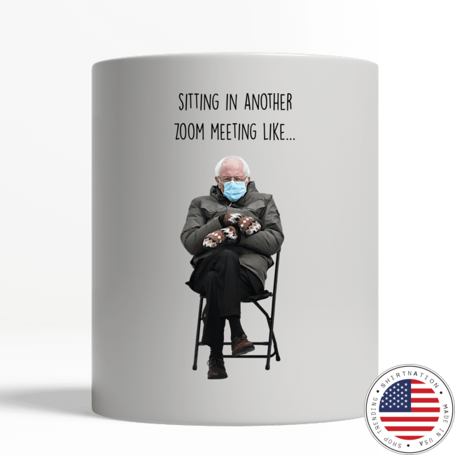 Bernie sanders mittens mug