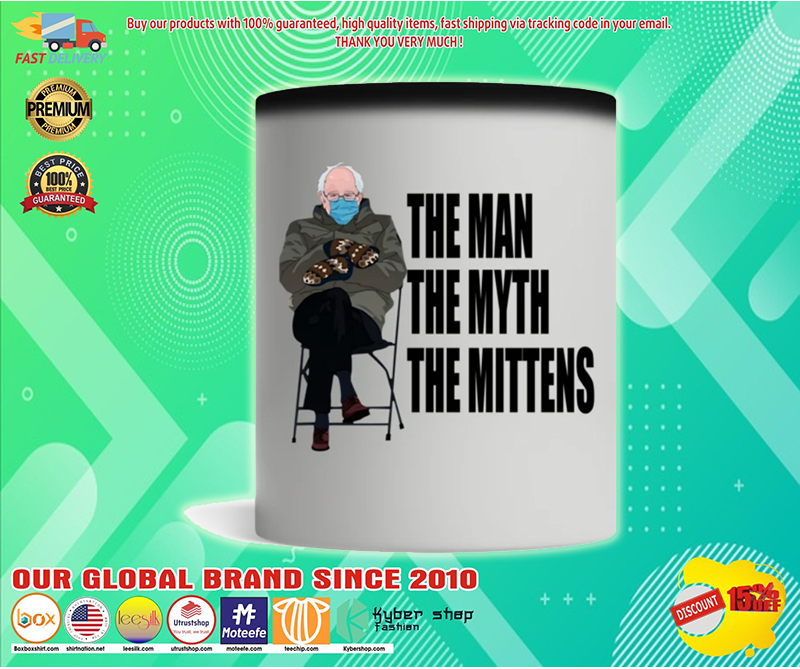 Bernie sanders the man the myth the mittens mug