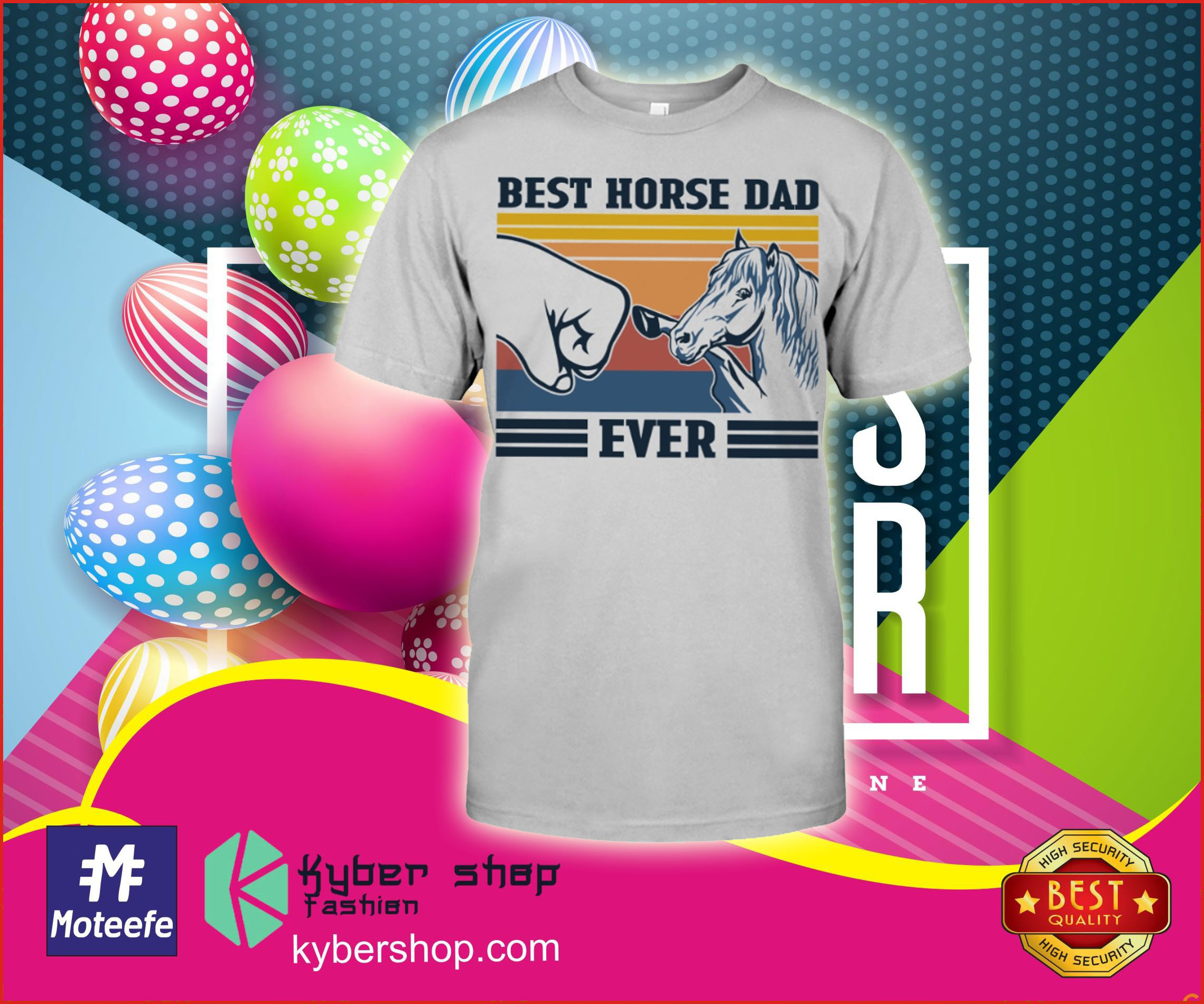 Best horse dad ever shirt