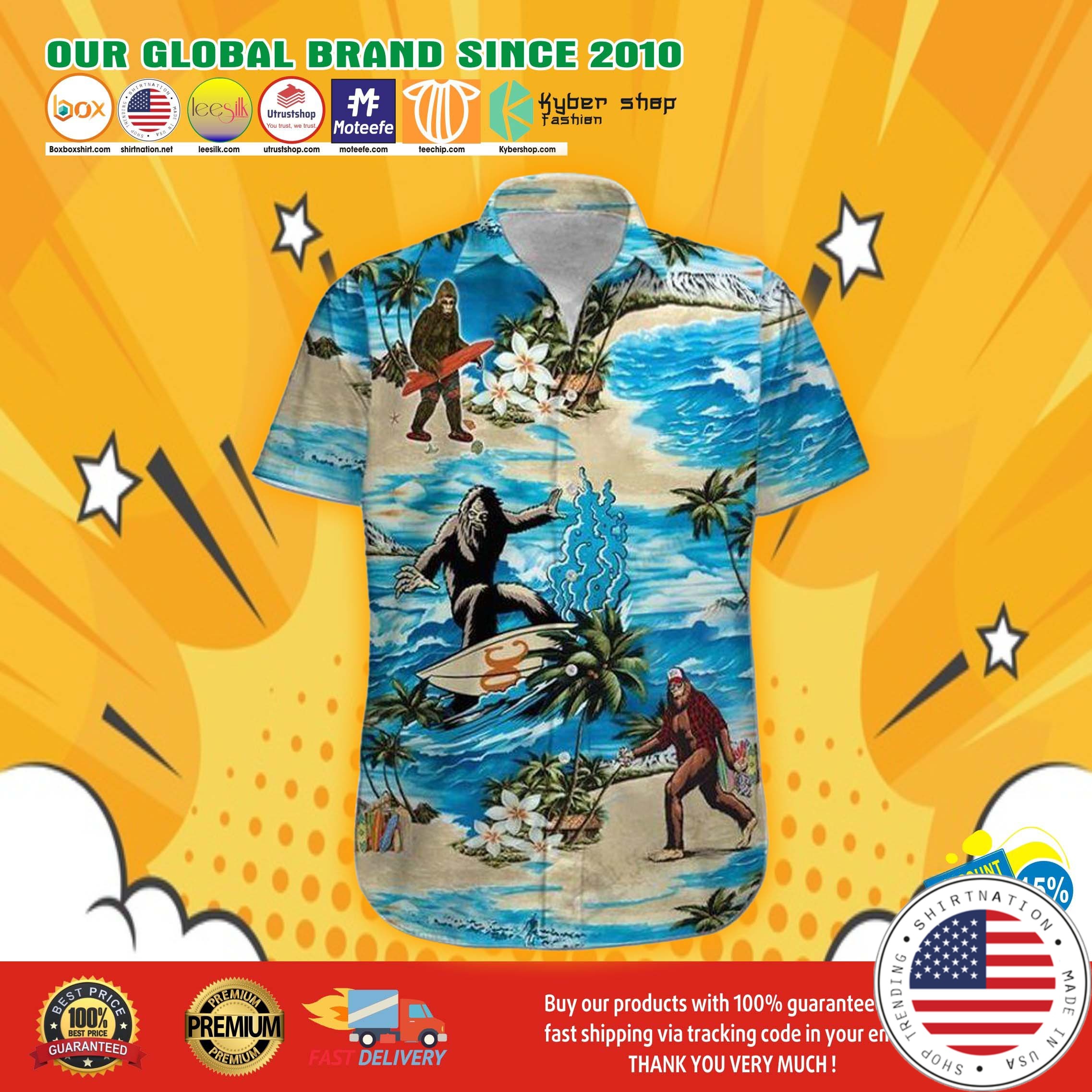 Big foot hawaiian shirt 7