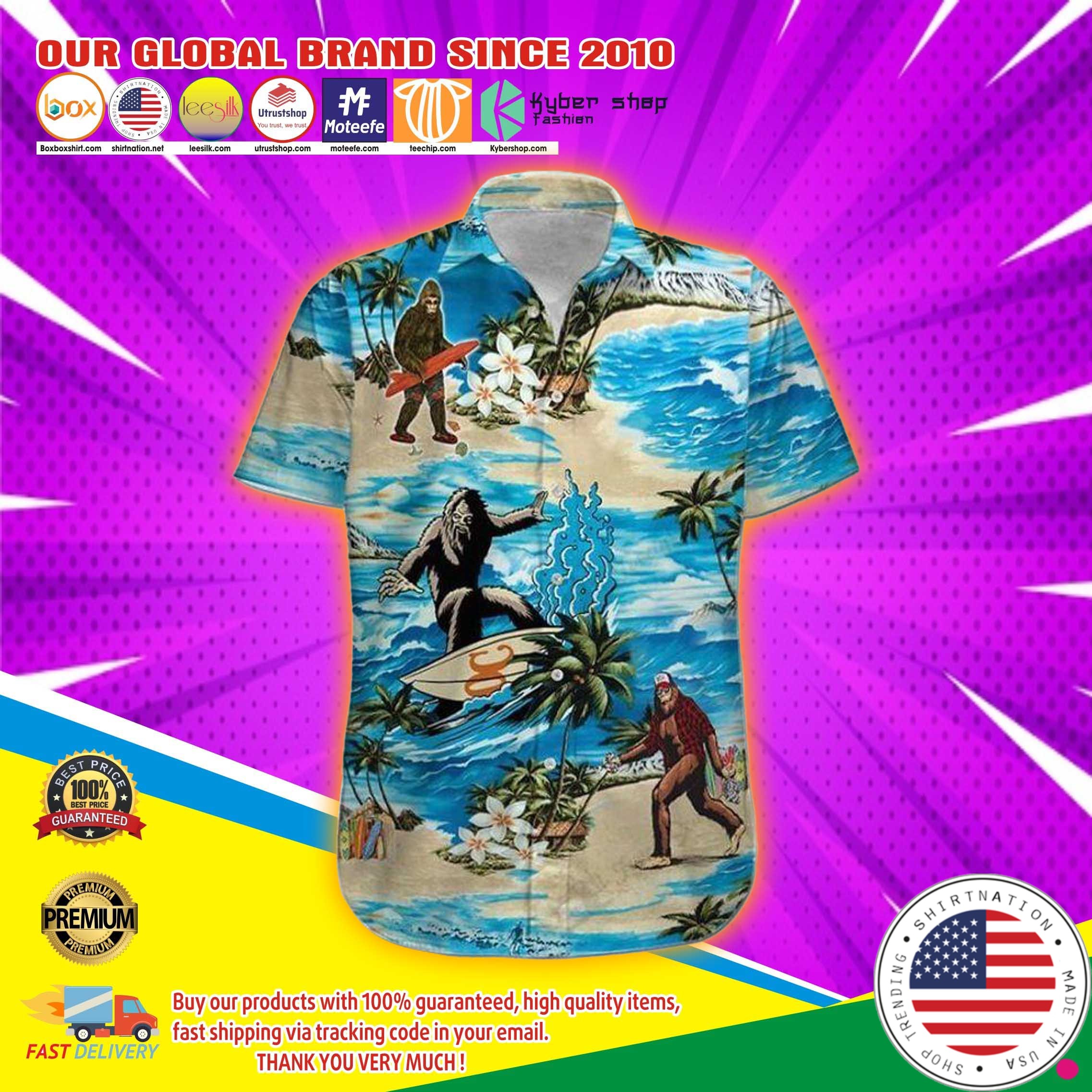 Big foot hawaiian shirt 8