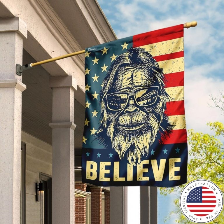 Bigfoot American Flag
