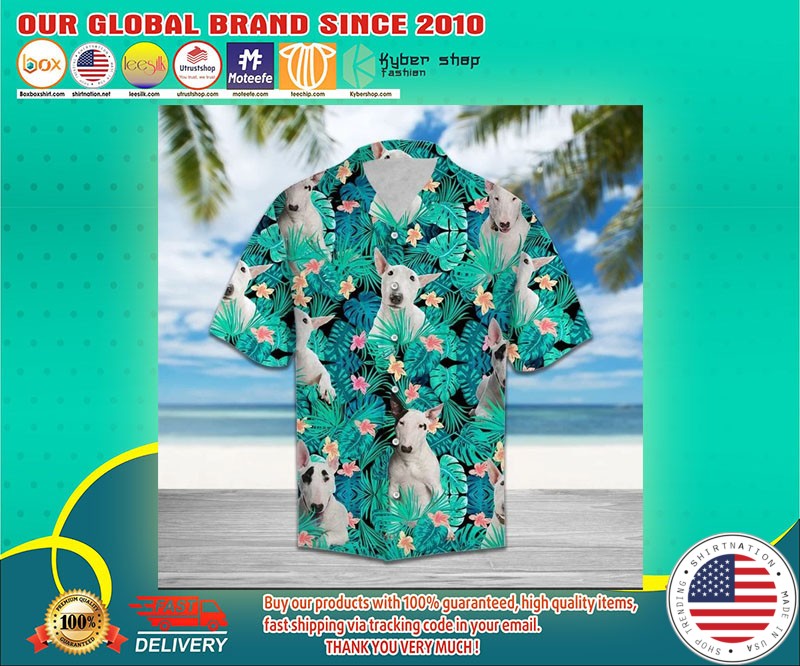 Bull terrier hawaiian shirt