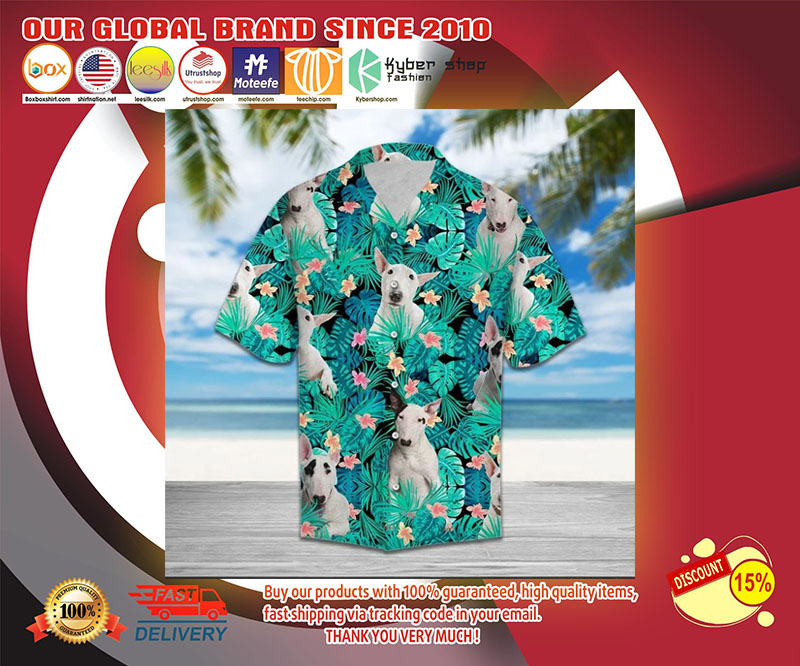 Bull terrier hawaiian shirt