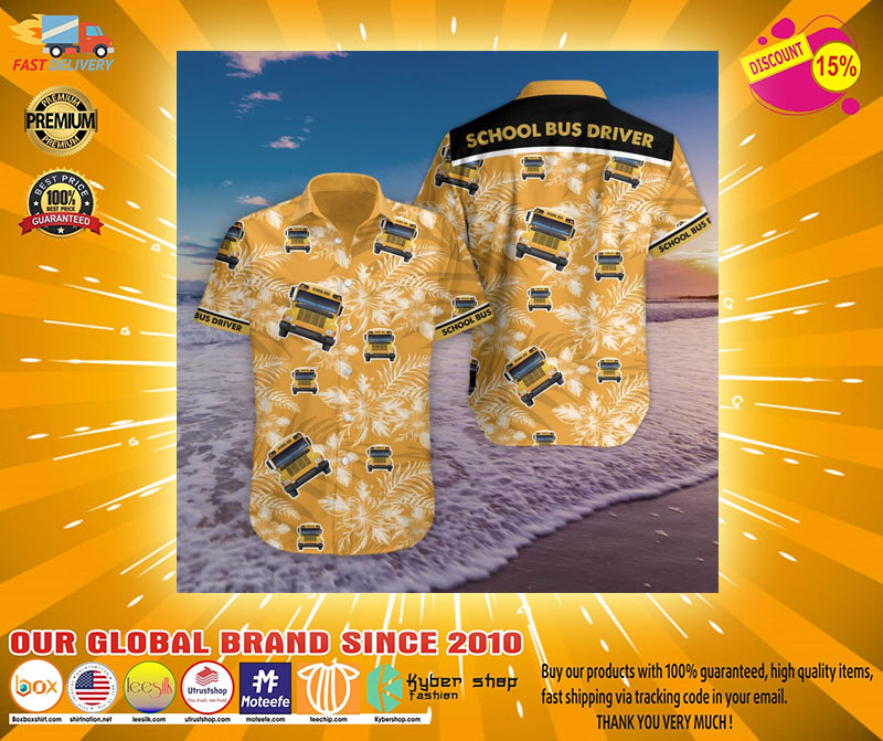 Bus driver tropical hawaiian shirt2