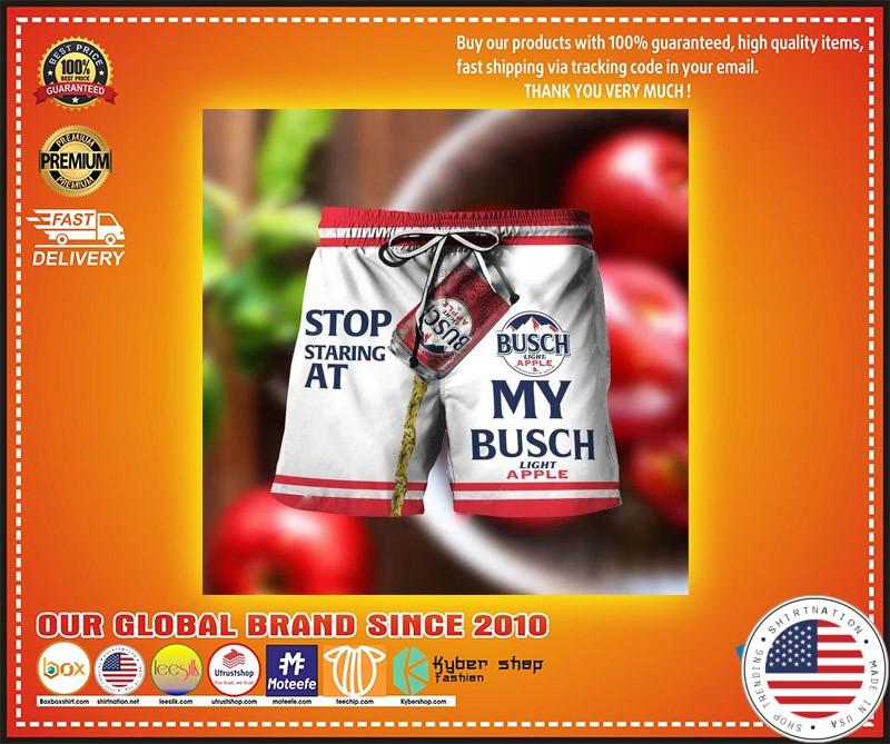 Busch stop staring at my bucsh light apple short