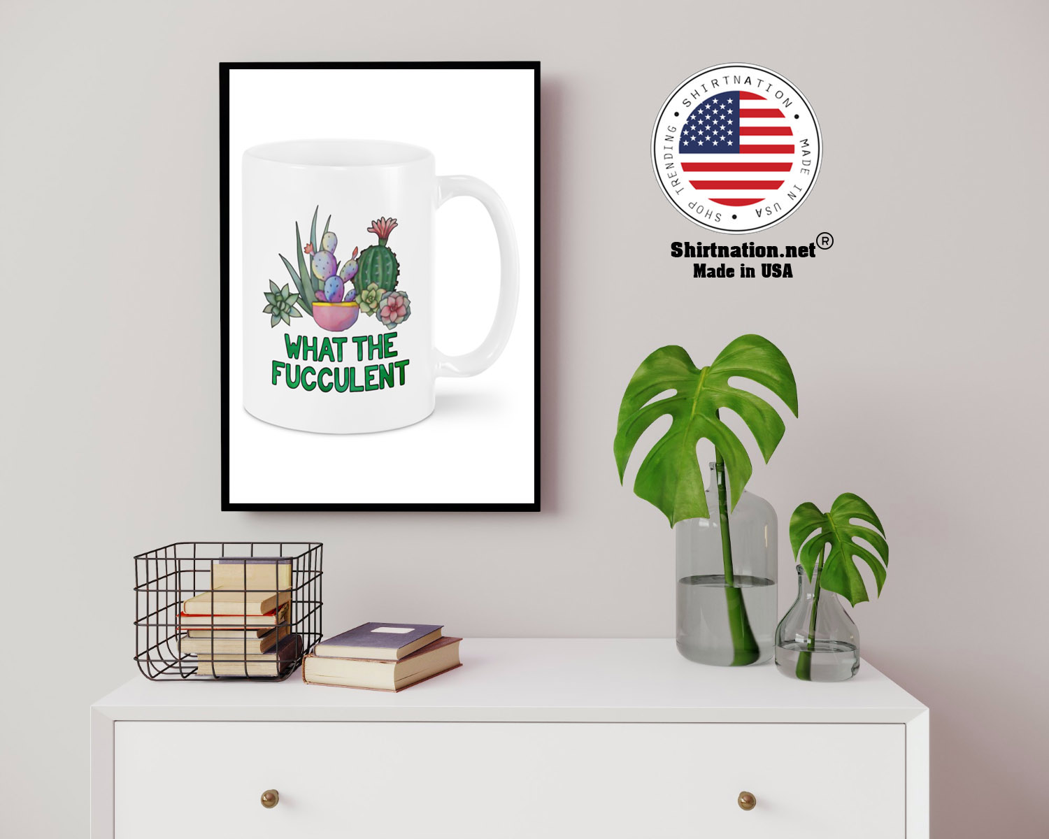 Cactus what the fucculent mug