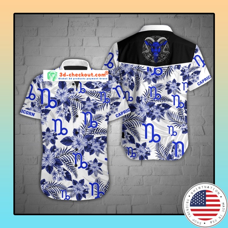 Capricorn tropical hawaiian shirt4