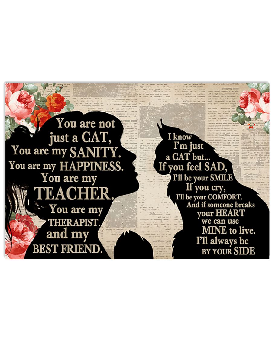 Cat girl therapist you are not just a cat best friend poster