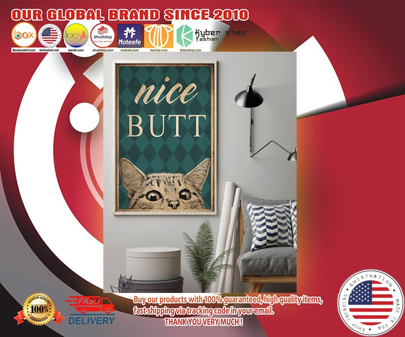 Cat nice Butt poster