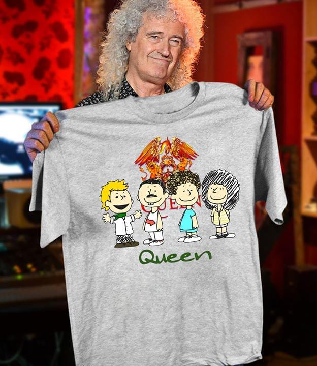 Charlie Brown queen band shirt