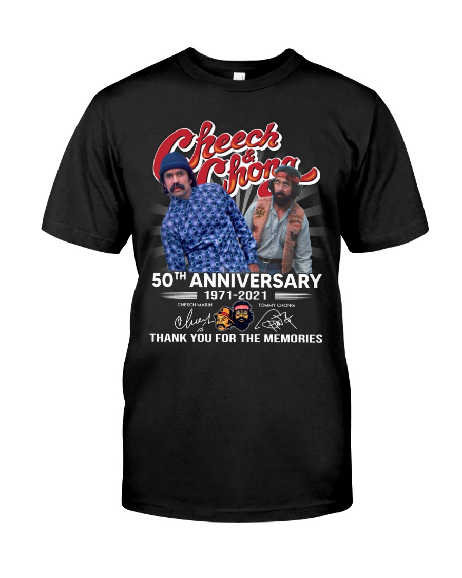 Cheech & chong 50th anniversary 1971 2021 shirt