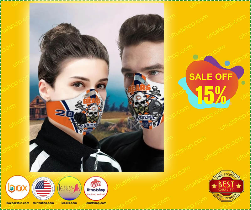 Chicago Bears pandemic covid 19 face mask