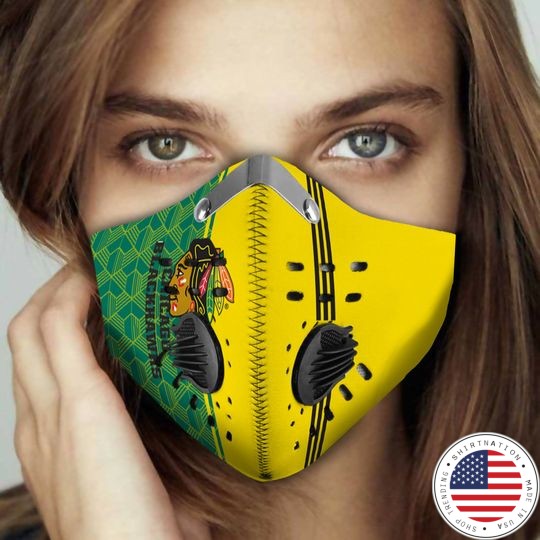 Chicago Blackhawks face mask