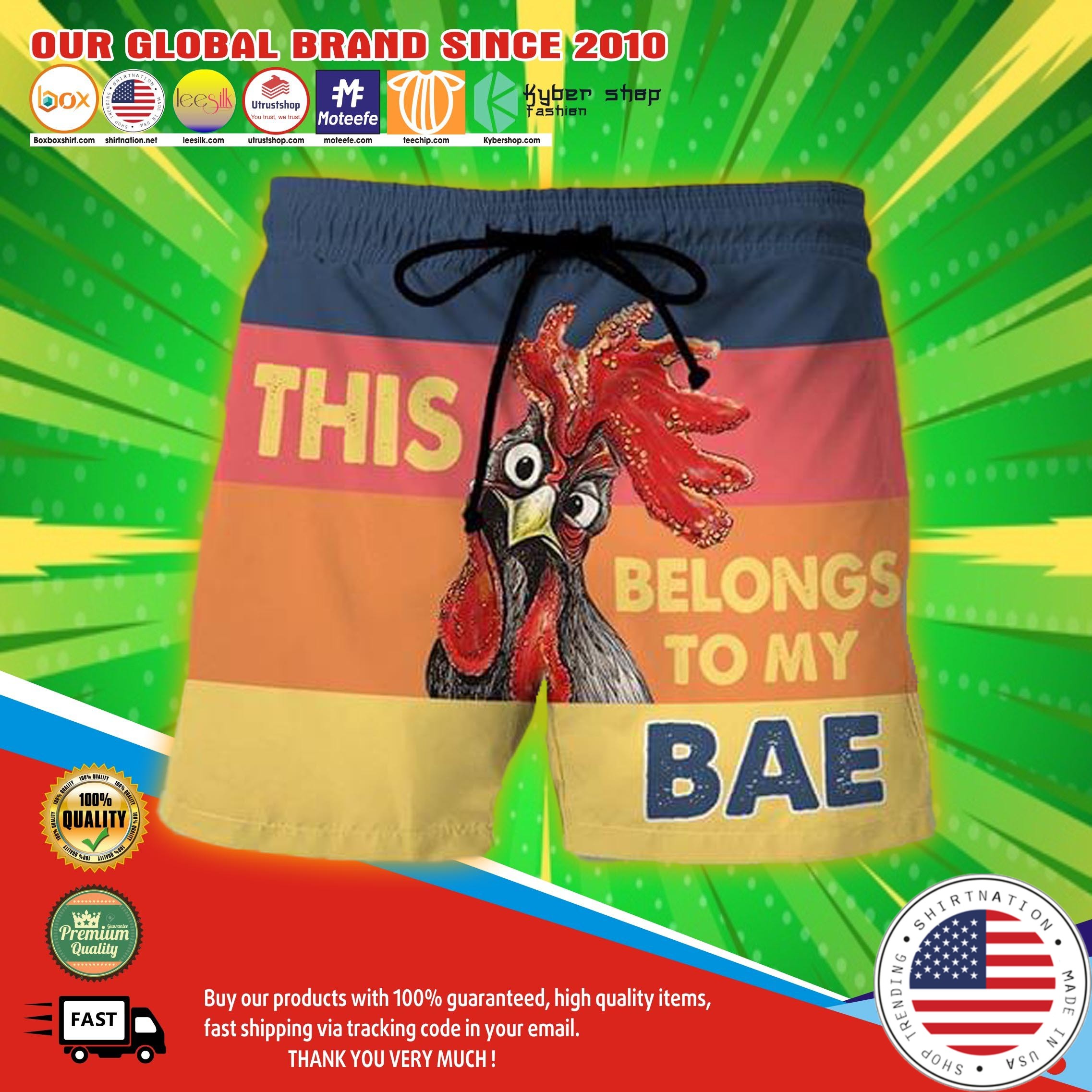 Chickens This belongs to my bae shirt shorts 7