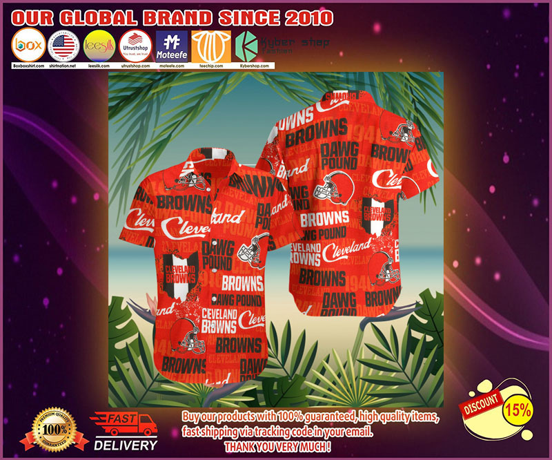 Cleveland browns hawaiian shirt