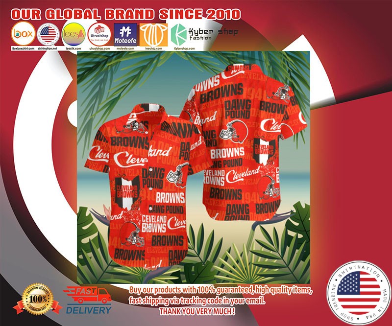 Cleveland browns hawaiian shirt