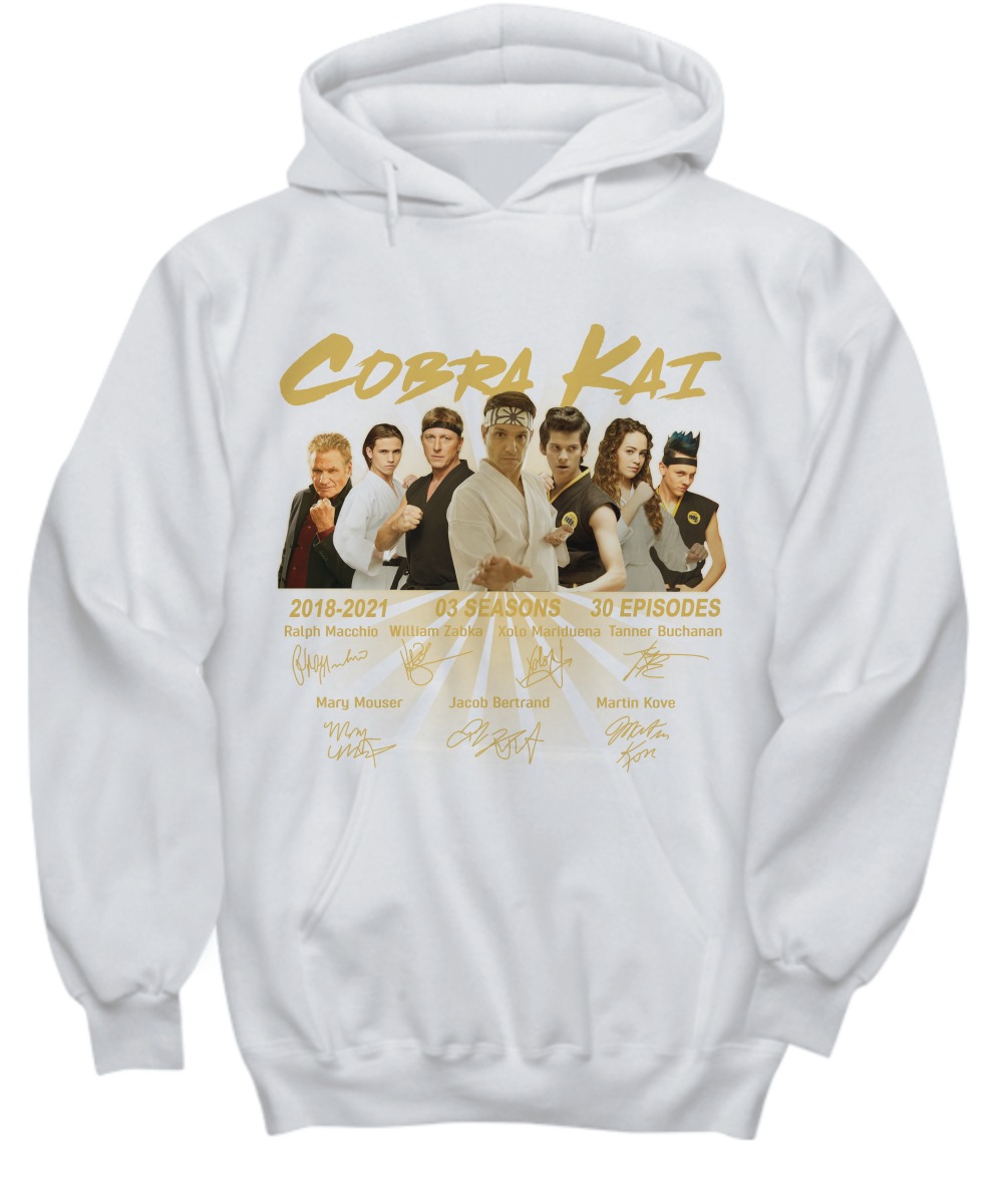 Cobra Kai 2018 2021 03 seasons 30 episodes shirt