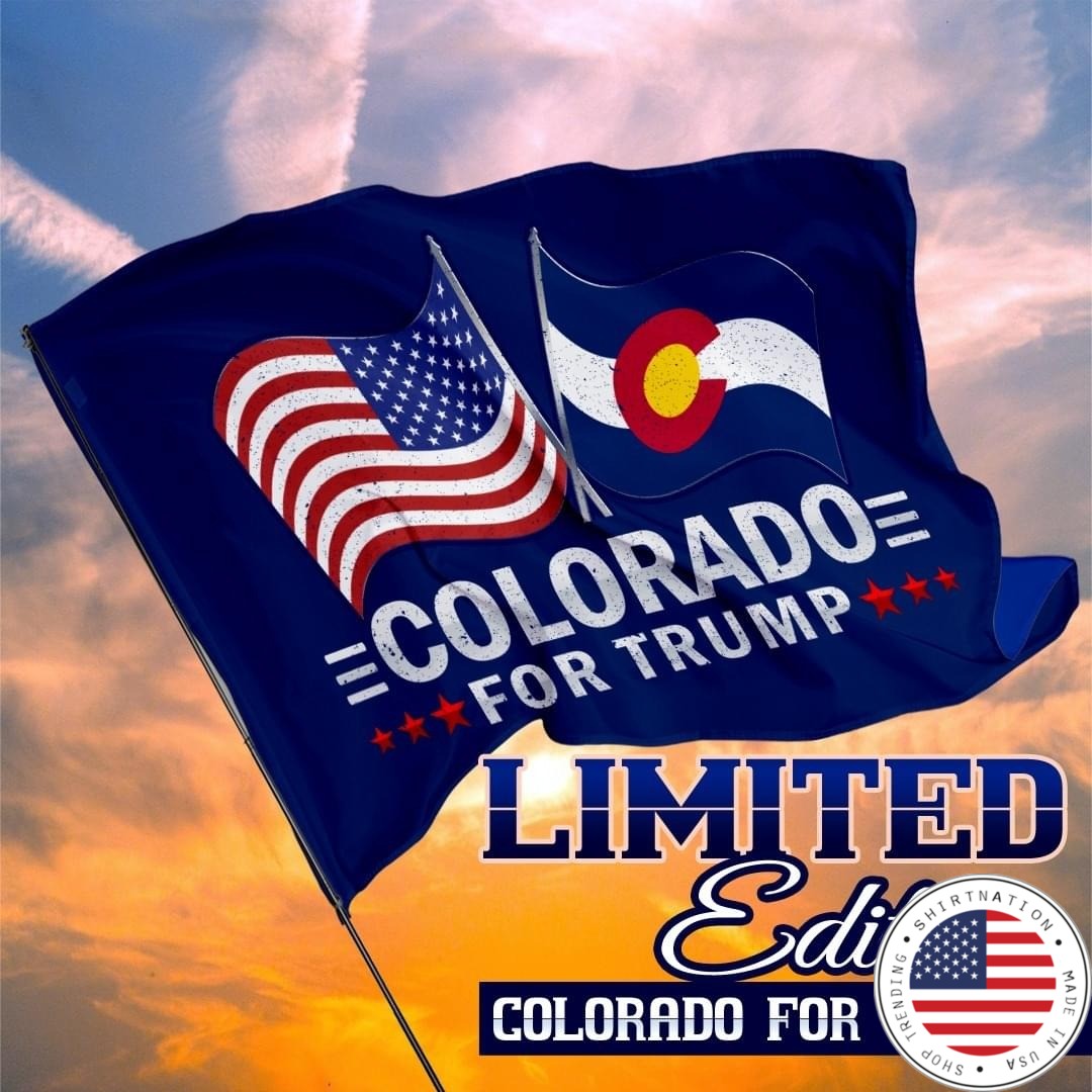 Colorado for trump U.S American flag