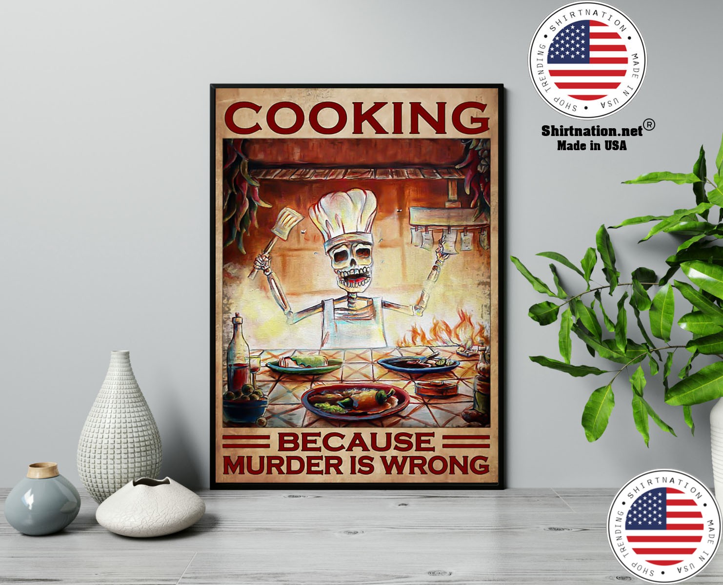 Cooking because murder is wrong poster 13