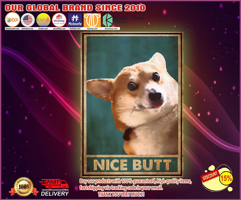 Corgi nice butt poster