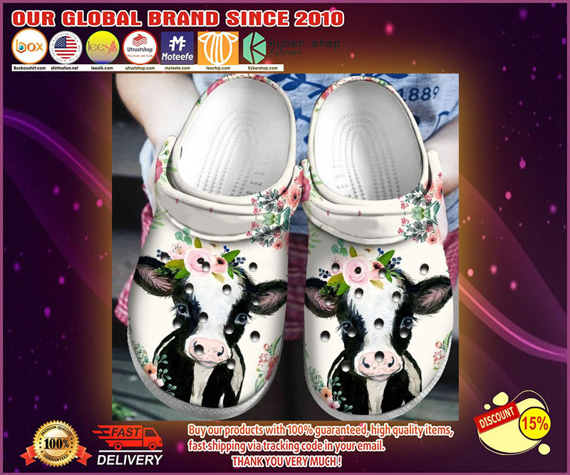 Cow crocband crocs shoes