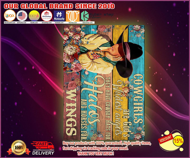 Cowgirl are god's wildest angels poster