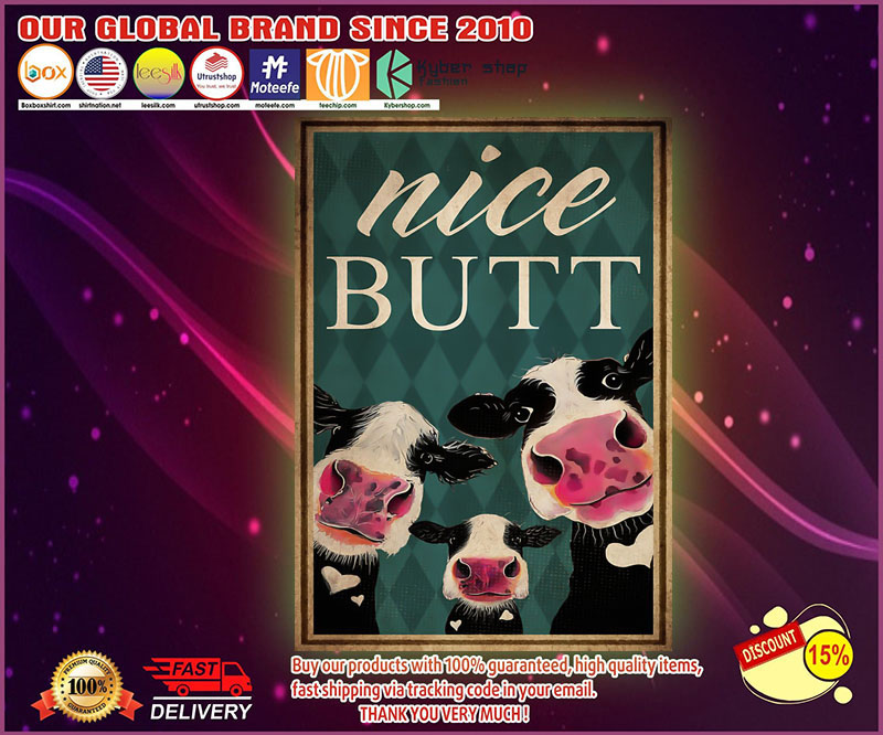 Cows nice butt poster
