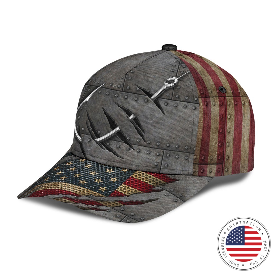 Crack sishing American flag classic cap2