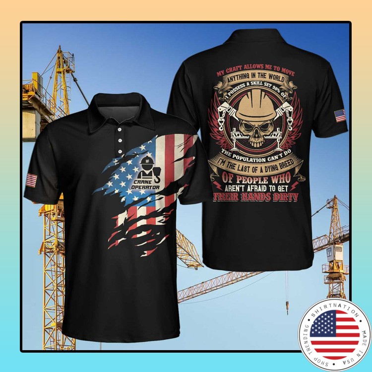 Crane Operator My Craft Allows Me To Move Anything Unisex Polo Shirt4