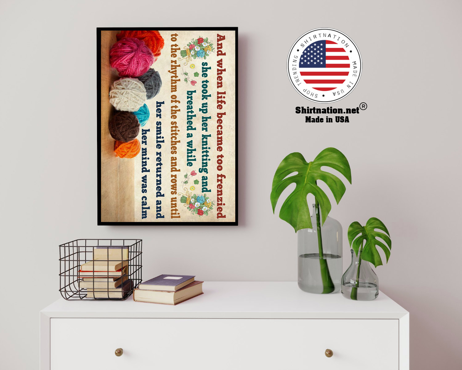 Crochet and knitting and when life became too frenzied poster 14