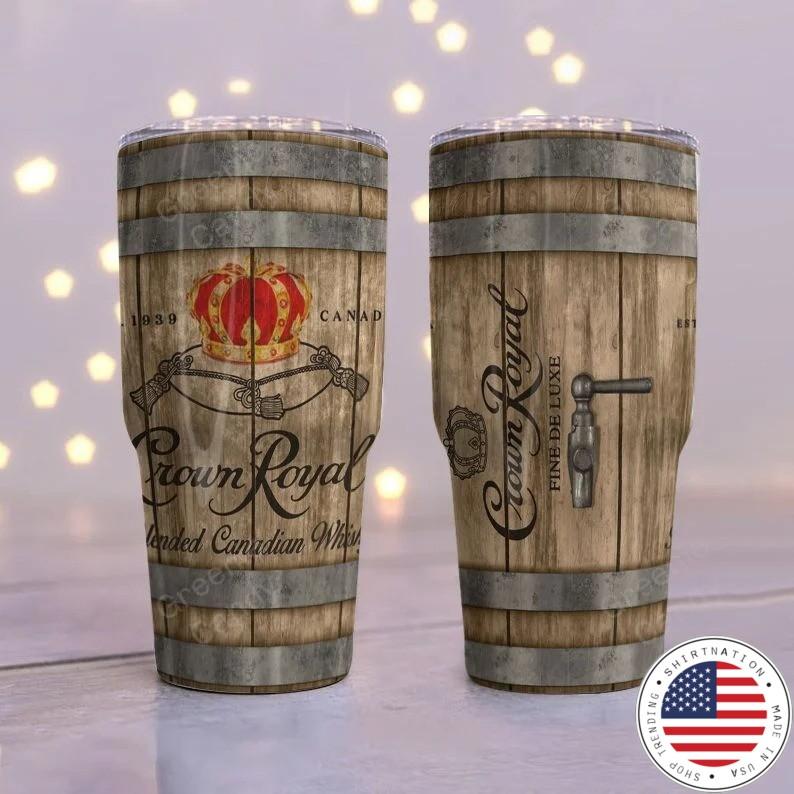 Crown Royal lended Canadian Whiskey custom name tumbler