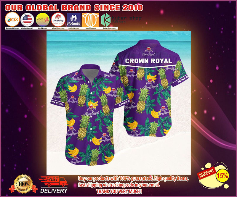 Crown royal hawaiian shirt