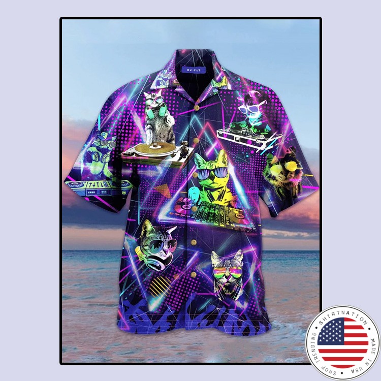 DJ Cat hawaiian shirt