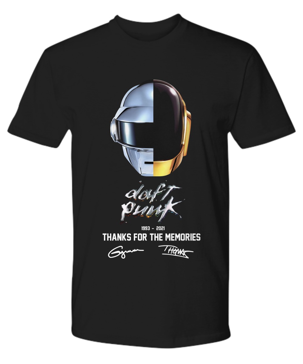 Daft punk thanks for the memories 1993 2021 shirt as