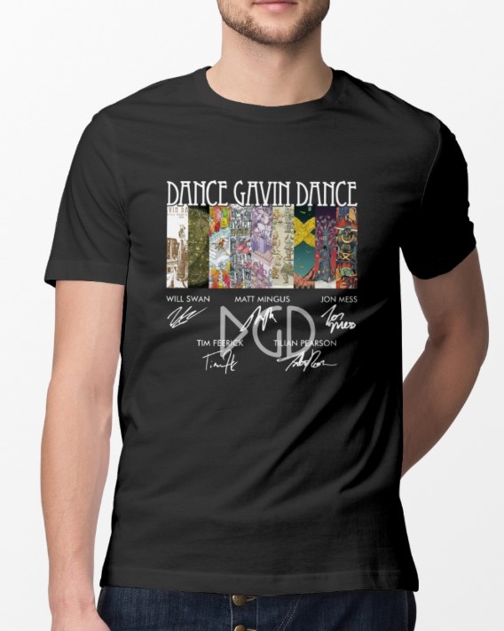 Dance gavin dance signatures shirt