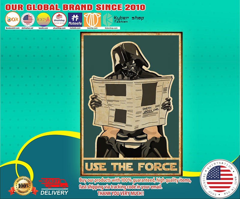 Darth Vader use the force poster