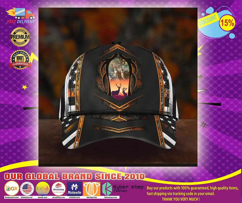 Deer hunter camo custom name cap1 2