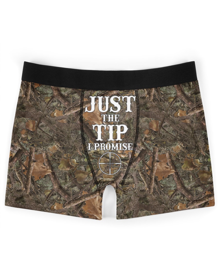 Deer hunting Just the tip I promise boxer men briefs